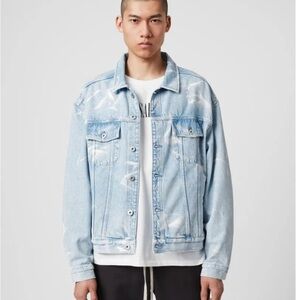 All Saints Denby Blue Denim Jacket